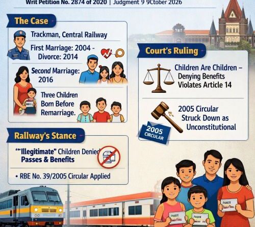 Children are Children – Denial of Benefits for Illegitimate Marriage of Railway Employee
