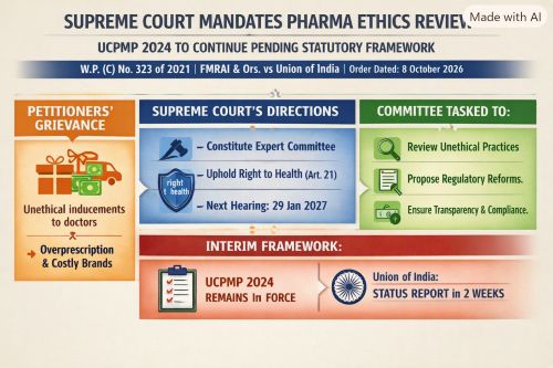 Pharma Marketing Practices Under Judicial Lens of Supreme Court