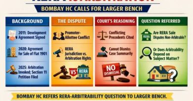 Bombay HC Calls Larger Bench for doctrinal claritydefine boundaries of RERA vs Arbitration