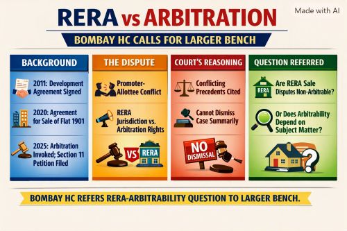 Bombay HC Calls Larger Bench for doctrinal claritydefine boundaries of RERA vs Arbitration