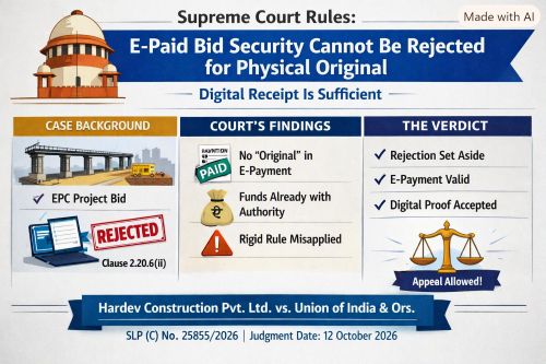 From Paper to Proof – SC Validates E-Payment Tender Bid Security